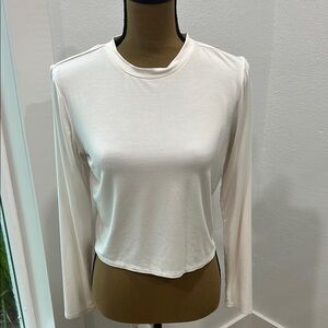 Elegant White Long Sleeve Top